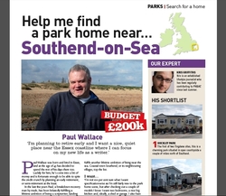 Park Home magazine feature, Kris Griffiths