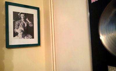 framed David Bowie wall pic 