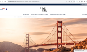 Kris Griffiths BA HighLife feature on San Francisco